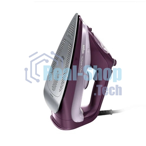 Утюг Braun SI7181VI сиреневый/фиолетовый, 3100 Вт, 50 г/мин, 230 г/мин, 300 мл