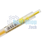Ручка гелевая Deli Delight EG118-YL прозрачный, желтые чернила, линия 0.5мм