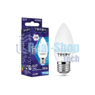 Лампа светодиодная TOKOV ELECTRIC 7Вт С37 6500К Е27 176-264В