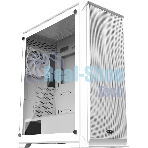 Корпус без блока питания Raijintek ARCADIA 41, Midi-Tower, TG, 1x120мм, 2xUSB-A 3.0 + 1xUSB-C, ATX, mATX, mITX White