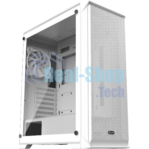 Корпус без блока питания Raijintek ARCADIA 41, Midi-Tower, TG, 1x120мм, 2xUSB-A 3.0 + 1xUSB-C, ATX, mATX, mITX White