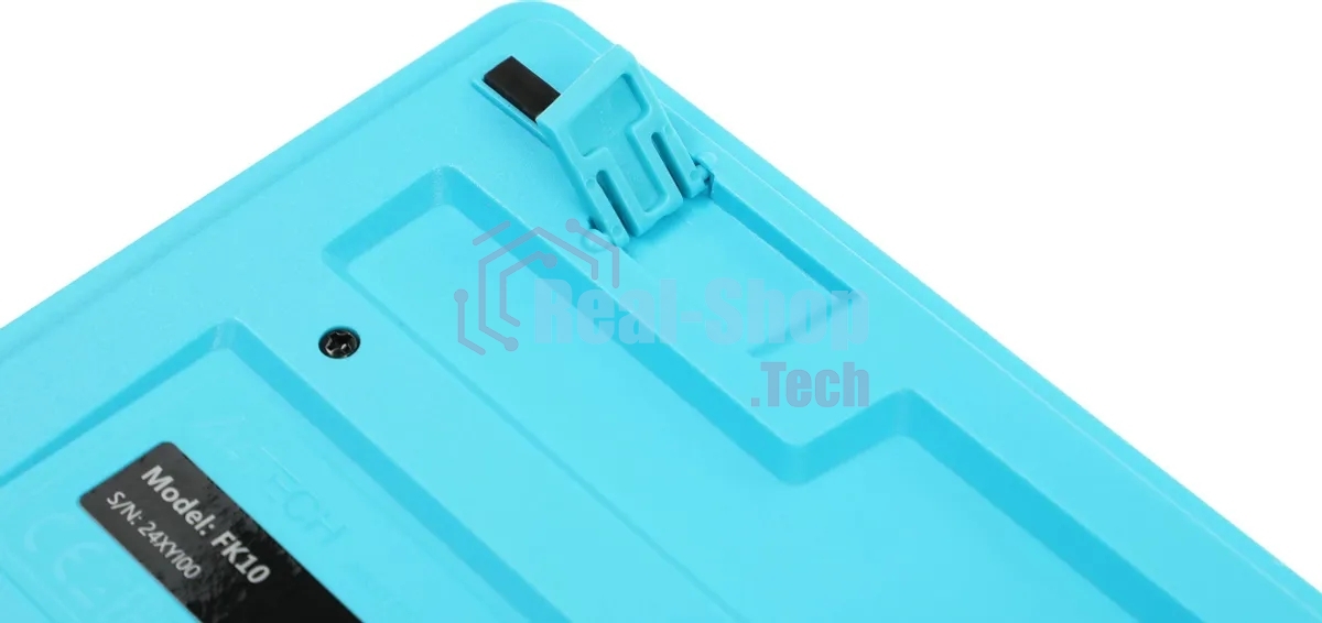 Клавиатура проводная A4Tech Fstyler FK10, USB, черный/синий
