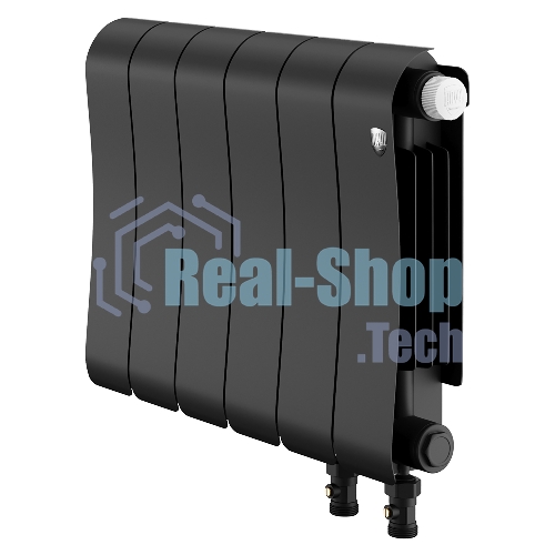 Радиатор биметаллический Royal Thermo Infinity 300 Noir Sable VR80 - 6 секц.