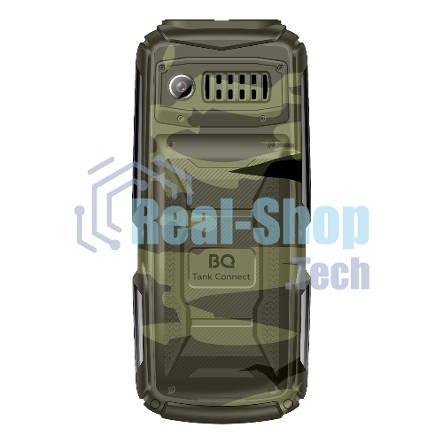 Мобильный телефон BQ 2430L Tank Connect камуфляж/серый