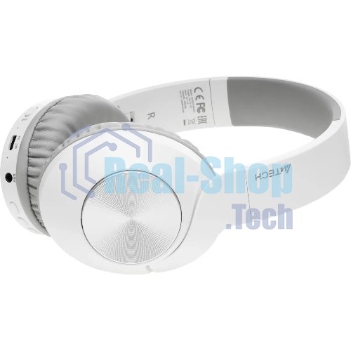 Гарнитура A4Tech 2Drumtek BH300 серебристый, беспроводная + проводная, Bluetooth, до 35 ч