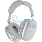 Беспроводные/проводные наушники Hoco W35 Air Triumph серебристый, полноразмерные, Bluetooth + проводной, до 45 ч