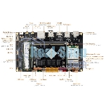 Одноплатный компьютер Firefly AIO-3399J-4Gb 4G+16G HDMI IN, Core-3399J soldered with his backplane