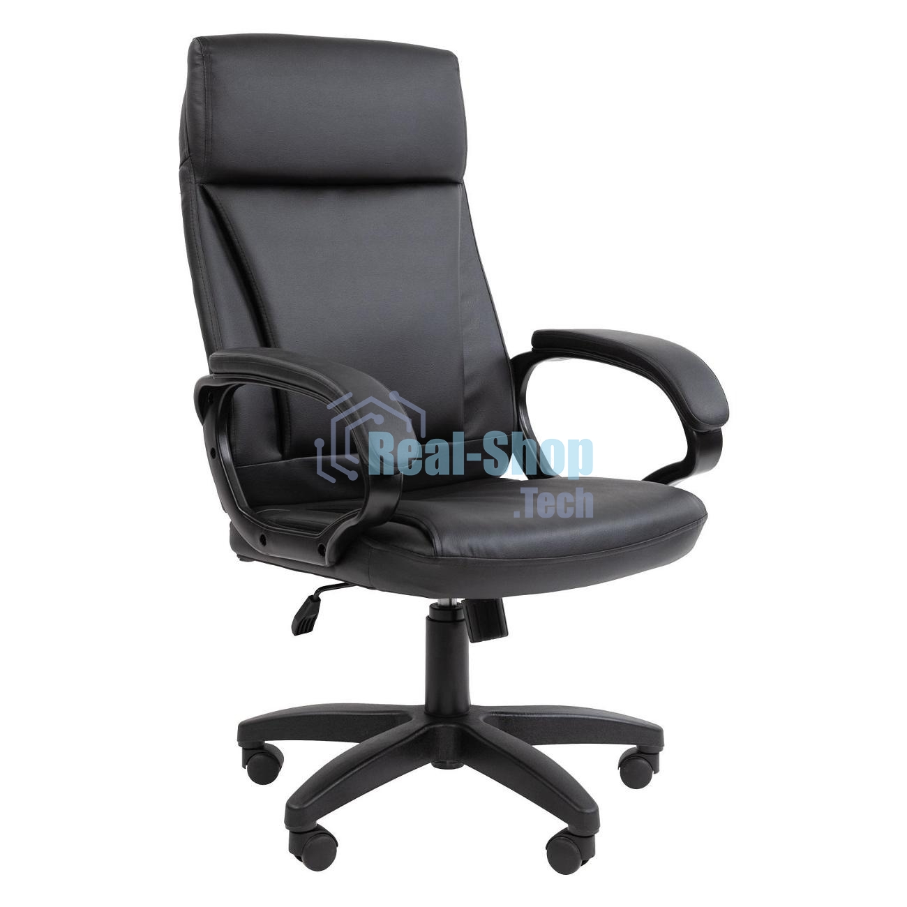 Кресло Chairman 794 LT черный, экокожа, 120 кг