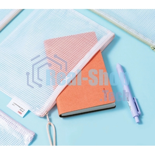 Папка на молнии ZIP Deli Colorful EF281 A5 ПВХ 0.23мм, ассорти, цвет молнии ассорти