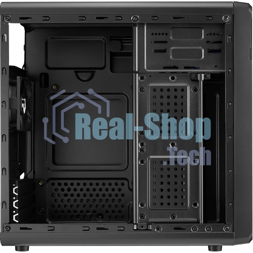 Компьютерный корпус Aerocool/Formula Qs-180 черный без БП mATX 1x80мм 2xUSB 2.0 1xUSB 3.0 audio