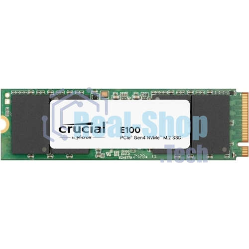 Накопитель SSD Crucial E100, 480Gb, M.2 2280, PCIe 4.0 x4, NVMe, R/W 4700/2500