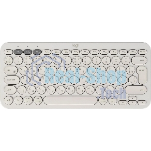 Клавиатура беспроводная Logitech K380, Bluetooth, белый