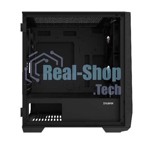 Компьютерный корпус ZALMAN Z1 ICEBERG, MicroATX, черный, WINDOW, 2xCOMBO (3.5