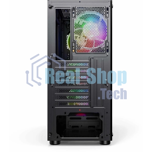 Компьютерный корпус Accord 3338 черный без БП ATX 1xUSB2.0 1xUSB3.0 1xUSB3.1 audio bott PSU