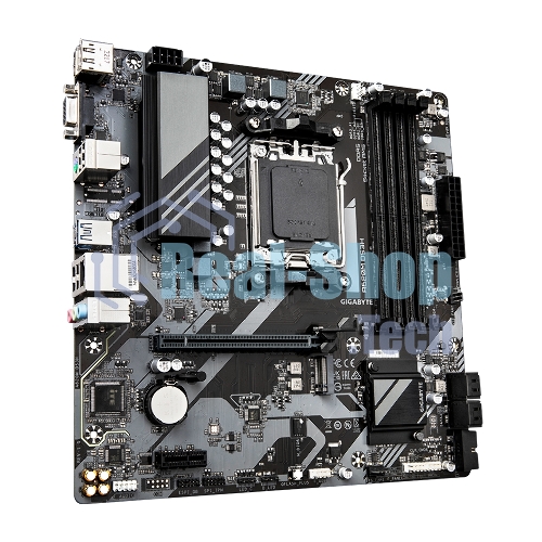 Материнская плата Gigabyte A620M DS3H, mATX, AM5, AMD A620, 4xDDR5, 4xSATA, 1xM.2, 1xPCI-E 4.0 x16, 1xPCI-E x1, 1xHDMI, 1xDP, 1xVGA, 1x 1Gb LAN, 1xUSB 3.2 Gen 1, 4xUSB 2.0, 3x3.5мм, 7.1, ATX