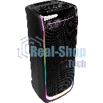 Колонка портативная Ural Молния 10000 черный 1000W 1.1 BT/3.5Jack/USB-C 20м 8000mAh