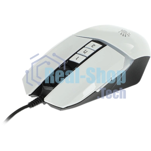 Мышь проводная A4Tech Bloody W60 Max белый, 10000 dpi, USB, кнопки - 10