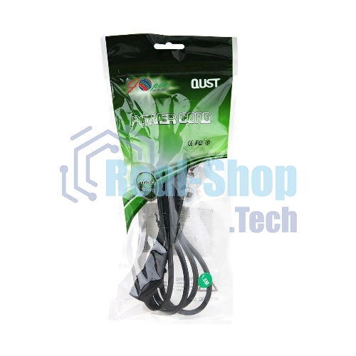 Кабель компьютер-розетка AOpen 1.8м 220V (EURO) VDE 3Gx0,5мм2 QUST ACE021-1.8M