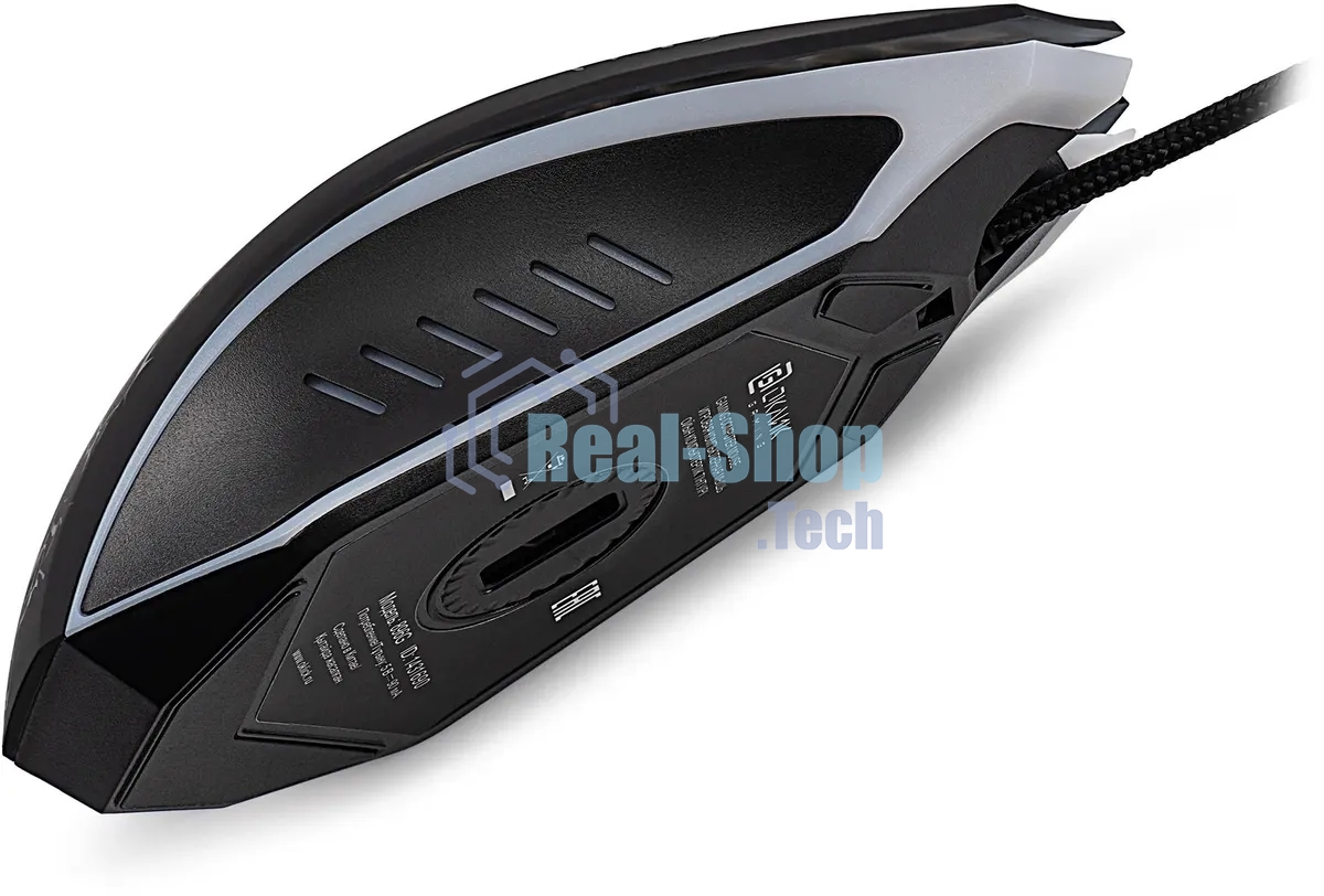 Мышь проводная Oklick 896G черный, 12800 dpi, USB, кнопки - 5