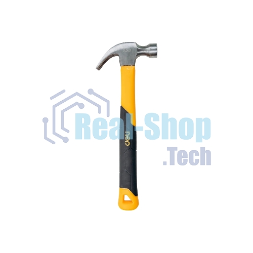 Молоток-гвоздодер Deli DL5001 250 гр Фибергласовая рукоять