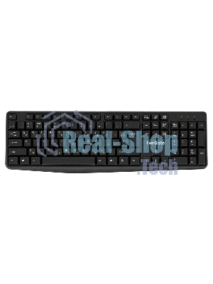 Клавиатура проводная ExeGate EX298364RUS Smart K120 (USB, полноразмерная, влагозащищенная, 104кл., Enter большой, длина кабеля 1,6м, черная, RTL)