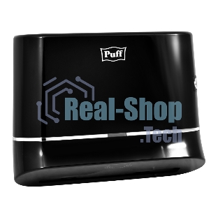 Диспенсер бумажных полотенец Puff 5135Bl, черный, с замком, ABS-пластик