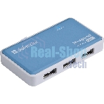 Концентратор USB Defender Quadro Power, USB, адаптер/через USB, блок питания