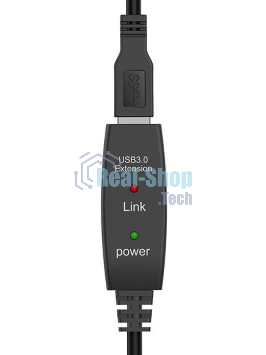 Кабель-адаптер USB3.0-repeater Aopen, удлинительный активный Am-->Af 5м QUST/qust ACU827A-5M