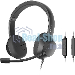 Гарнитура A4Tech Fstyler FH150U чёрный, проводная