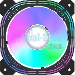 Вентилятор для корпуса Formula Nulight 12BK RGb 120х120x25 черный 3-pin 4-pin (Molex) 19.06дБ (NULIGHT 12BK FR) Ret