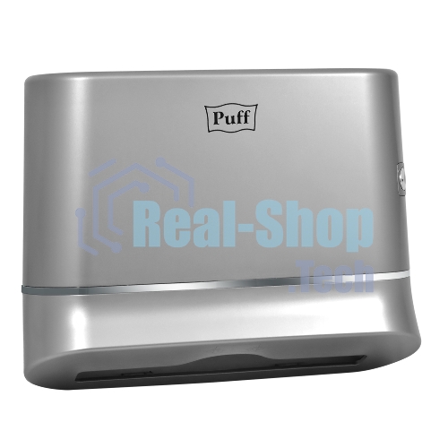 Диспенсер бумажных полотенец Puff 5135S, хром, с замком, ABS-пластик