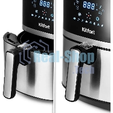 Аэрогриль Kitfort КТ-2221 черный, 1500 Вт, 3.3 л, сенсор, 8 программ