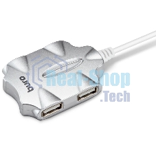 USB-концентратор Buro BU-HUB4-0.5-U2.0-Candy, USB 2.0, USB 4 порта, USB