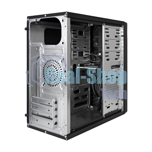 Компьютерный корпус ExeGate EX284032RUS Minitower BA-203U Black, mATX, (без БП), 2хUSB+1хUSB 3.0, Audio
