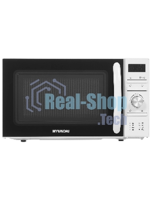 Микроволновая печь Hyundai HYM-D3027 белый, 20 л, 700 Вт, переключатели - кнопки, поворотный механизм