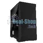 Компьютерный корпус ZALMAN Z1 ICEBERG, MicroATX, черный, WINDOW, 2xCOMBO (3.5