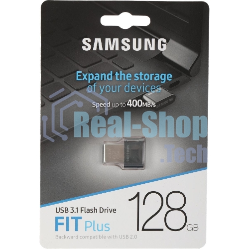 Флешка USB Samsung FIT Plus, 128Gb USB 3.1, 300 Mb/s
