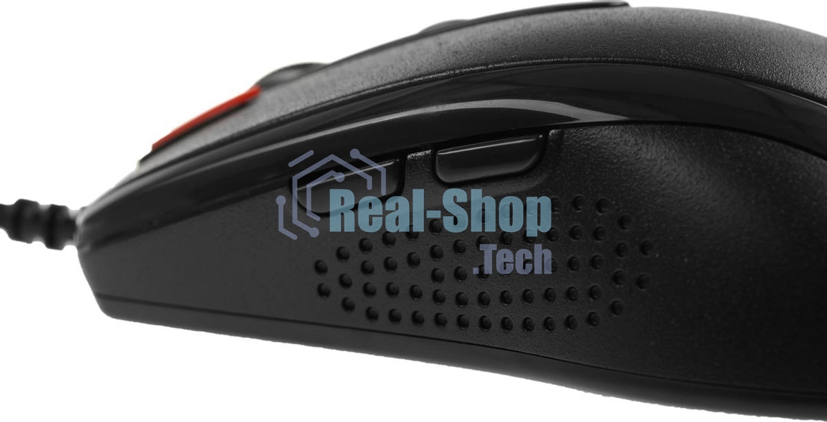 Мышь проводная + коврик A4Tech X-7120 черный, 2000 dpi, USB, кнопки - 7
