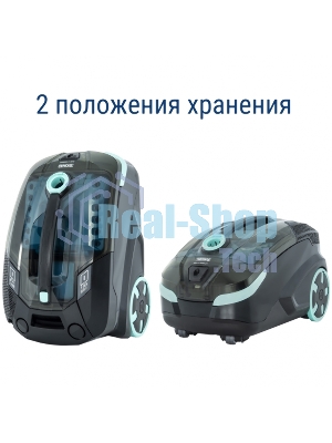 Пылесос моющий Thomas DRYBOX AMFIBIA FAMILY черный/бирюзовый, 325/1700 Вт, уборка влажная/сухая, пылесборник контейнер 2.6 л