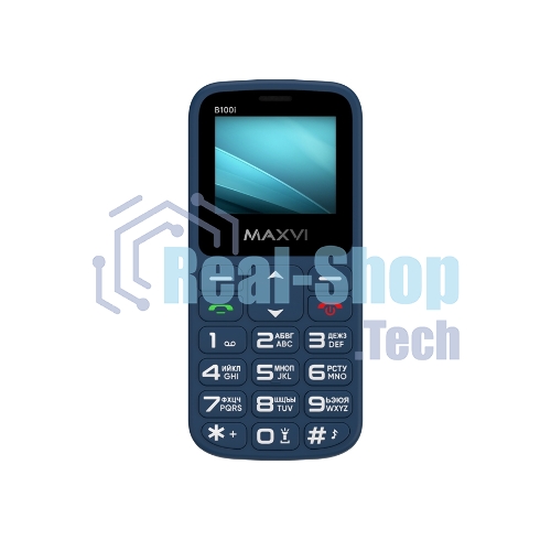 Мобильный телефон Maxvi B100i синий