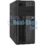 Компьютерный корпус Miditower ExeGate UN-605B-UNS350 (ATX, БП UNS350 с вент. 12см, 2хUSB, аудио, блокировка, черный)