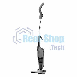 Пылесос вертикальный Deerma Combo DX600S черный/серый, питание от сети, 210 Вт, уборка сухая, пылесборник 1.2 л
