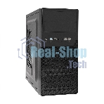Компьютерный корпус ExeGate EX284032RUS Minitower BA-203U Black, mATX, (без БП), 2хUSB+1хUSB 3.0, Audio