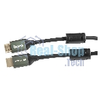 Кабель аудио-видео Buro HDMI (m)/HDMI (m) 1м. феррит.кольца Позолоченные контакты черный (BHP-HDMI-2.1-1G)
