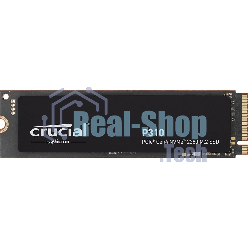 Накопитель SSD Crucial P310 500GB PCIe Gen4 NVMe 2280 M.2 SSD CT500P310SSD8