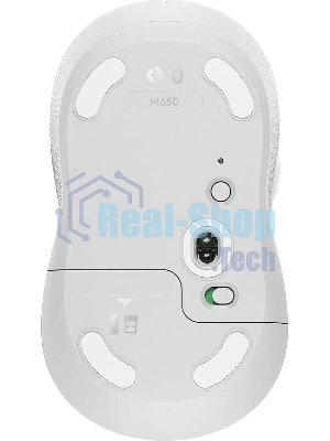 Мышь беспроводная Logitech Signature M650 белый, 4000 dpi, радиоканал, Bluetooth, USB, кнопки - 5