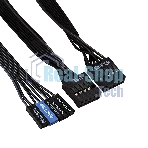Компьютерный корпус Minitower ExeGate BA-309-UNS350 (mATX, БП UNS350 с вент. 12см, 2*USB, HD аудио, черный)