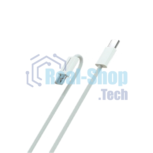 Кабель MORE CHOICE (4620202550385) K77a нейлон USB 3.0A PD 100W для Type-C Type-C 1 м белый