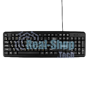 Клавиатура Гарнизон GK-100L проводная, USB Type-A, чёрный