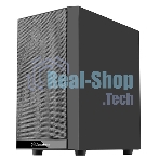 Компьютерный корпус Silverstone SST-PS15B-PRO Precision Mini Tower Micro ATX Computer Case, tempered glass, 2x 120мм ARGb, 1x ARGb Controller, black